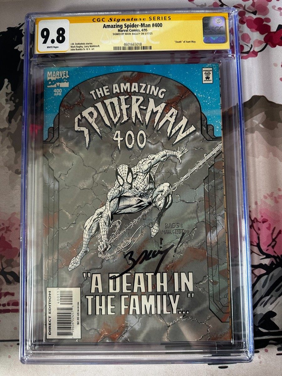 Amazing Spider-Man #400 CGC 9.8 Signed By Mark Bagley Marvel