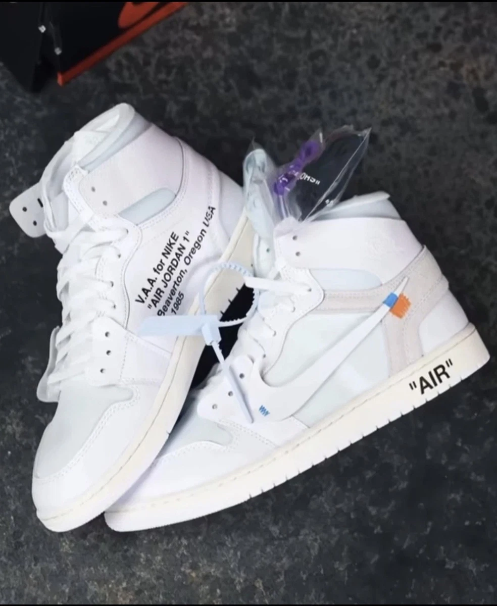 Las mejores ofertas en Jordan 1 Retro OG x Off-White High White | eBay