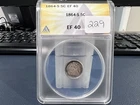 1864-S Half Dime 5c Seated Liberty Anacs EF40 Tough Date (DJJ)