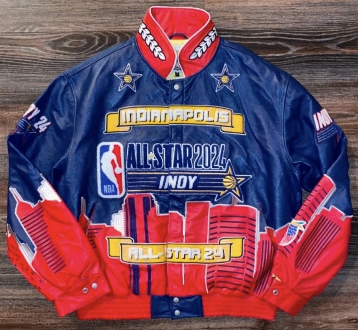 NBAオールスター 2003 レザージャケット jeff hamilton Jeff Hamilton Jacket In Nba Fan Apparel & Souvenirs for sale | eBay