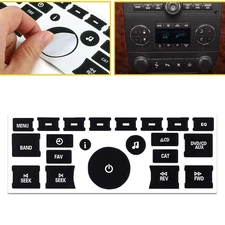 Navigation Radio Button Repair Decal For Stickers Chevrolet Silverado GMC Sierra