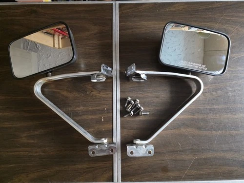 1987-1997 F-Series and Bronco non-power manual fold door mirrors oem