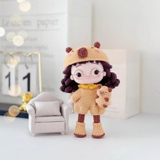 Capybara Crochet Doll, Handmade Crochet Amigurumi Gift, Amigurumi Crochet
