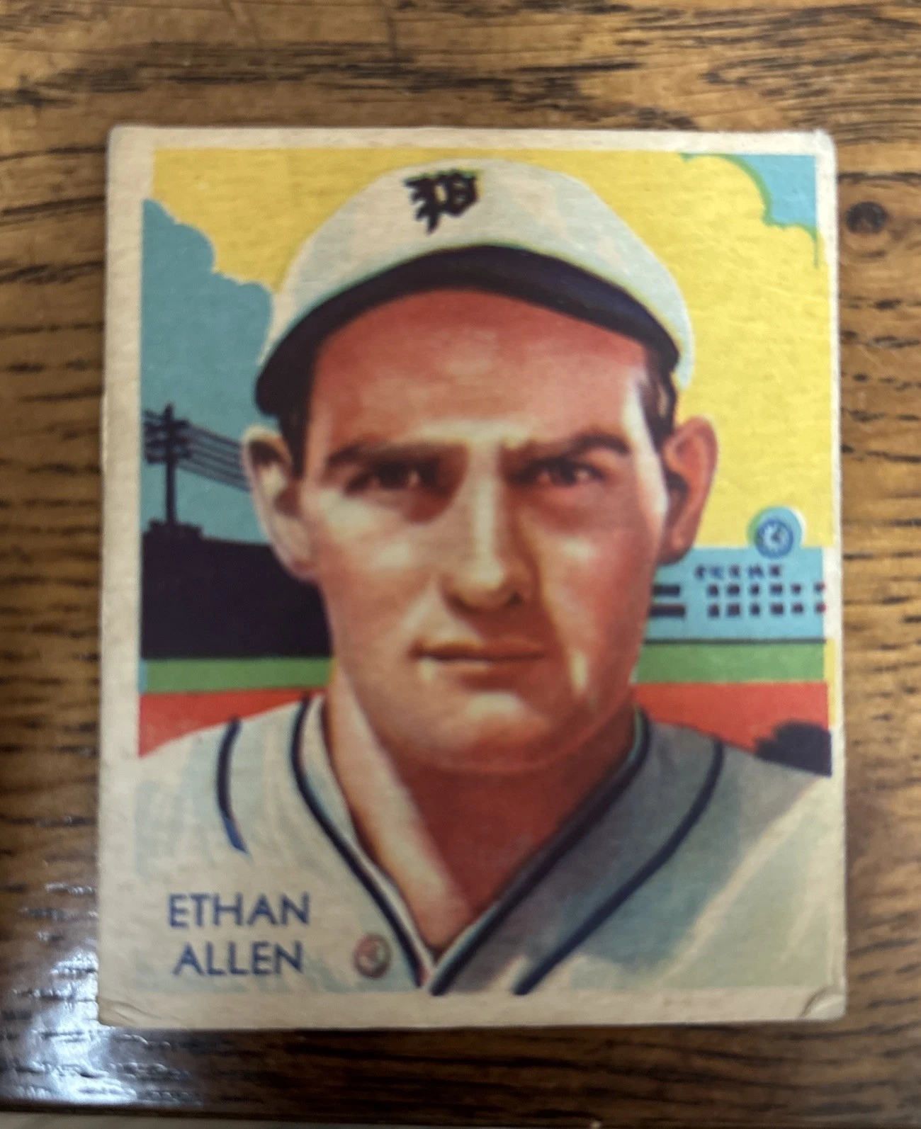 Ethan Allen trading card