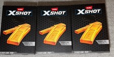 Lot of 3 Boxes, Zuru X Shot Pro Series, 1 Half Clip  1 Full Clip, NEW
