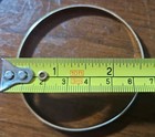 Krementz Textured 14k Tested Overlayed: Gold Krementz Bangle Stackable Bracelet — photo 9
