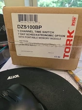 New in box Tork Dzs100bp 1 Channel Time Switch 7 day Sched/Astronomic option