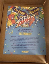 Mountain Dew Cake Smash Pack of 6 Full 16 OZ Cans EXPIRED Mt Dew Promo Brand New