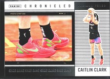 Caitlin Clark Basketball Card 2025 Panini Chronicled Shoe Game #77 Indiana Fever
