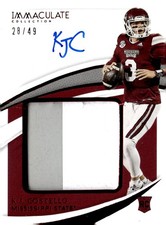 2021 Immaculate Collegiate K.J. Costello Premium Patches Rookie Auto Ruby #/49