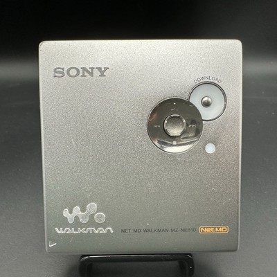 SONY MZ-NE810 Net MD WALKMAN Portable Minidisc Player Tested
