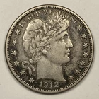 1912-P Barber Half Dollar — photo from another recent sale