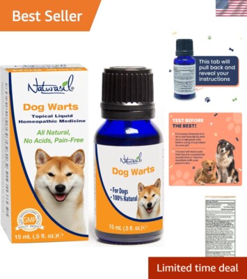 Pure Thuja Oil Wart Remover for Dogs Safe Gentle 15mL - Main Image