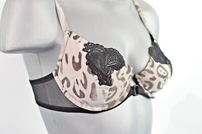 LA PERLA Lingerie - Leopard Print Italian Lace Bra 015