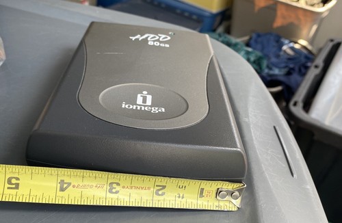 IOMEGA DHD080-U 80GB AC Powered USB External Hard Drive (WORKS) - Picture 7 of 9