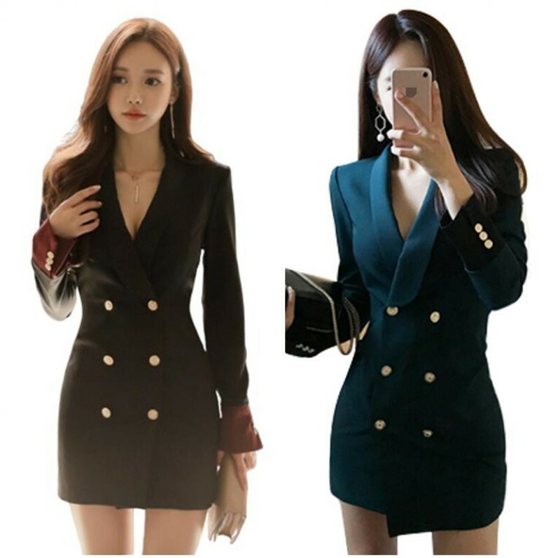 Sexy Single-Breasted Dress Sexy Single-Breasted Dress