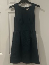 J.Crew Wool Blend Sleeveless Dress Women’s 00 Dark Green