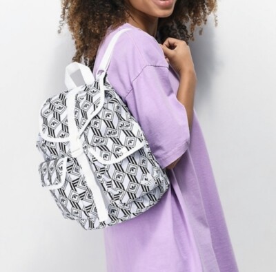 Adidas Original Women's Utility Mini Backpack Trefoil Logo Print