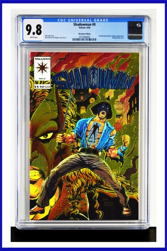Shadowman #0 CGC Graded 9.8 Valiant 1994 Wraparound Cov Chromium Edit Comic Book