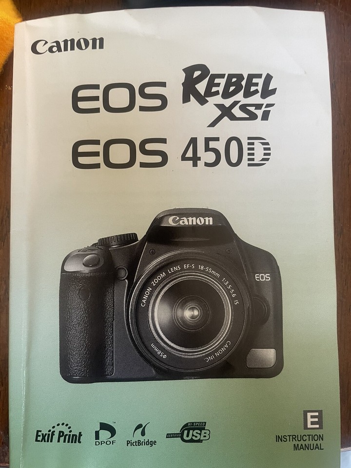 Canon REBEL xsi EOS 450D With Accessories eBay