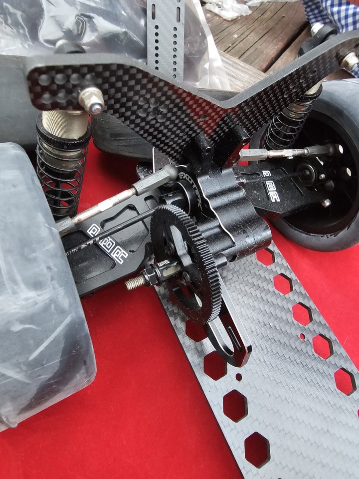 Exotek Losi 22S Drag Paratia Perno Anteriore Resistente Alluminio - Foto 9