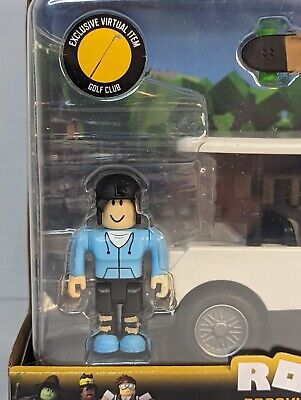 Roblox Brookhaven Golf Cart toy set. Skateboard,scooter,figures