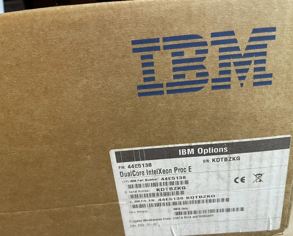 IBM 44E5138 1.86GHz 1066MHz FSB 6MB L2 Cache Socket LGA771 Intel Xeon E5205 Dual - Image 2 of 2