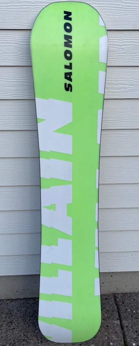2022 NWOT SALOMON THE VILLAIN 148 148cm SNOWBOARD rock out camber true twin RARE