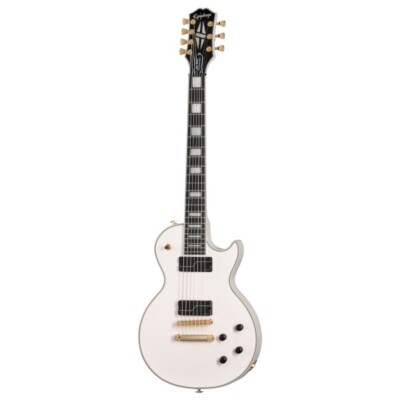 EPIPHONE Matt Heafy Les Paul Custom Origins 7-String Bone White   E-Gitarre
