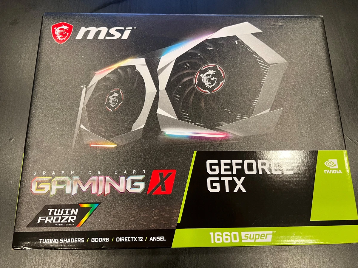 Tarjeta de video msi gtx 1660 super gaming online x