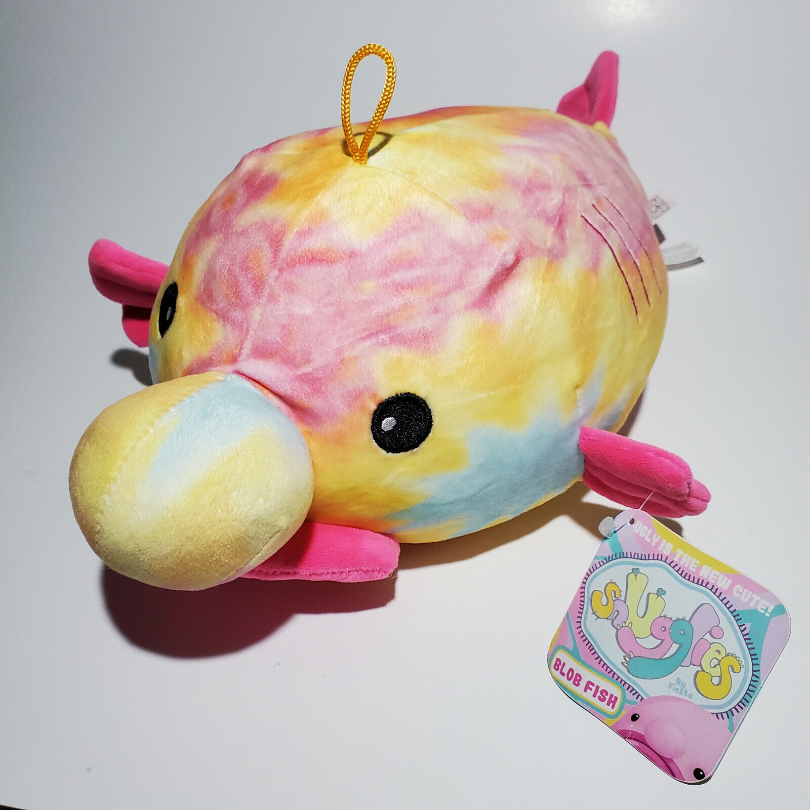 Fiesta Snugglies Blob Fish Plush Tie Dye Pattern 2020