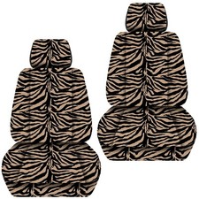 Fits 2007-2018 Jeep Wrangler Jk Front Set Car Seat Covers Zebra Print 6 Colors Fits 2007-2018 Jeep Wrangler Jk Front Set Car Seat Covers Zebra Print 6 Colors