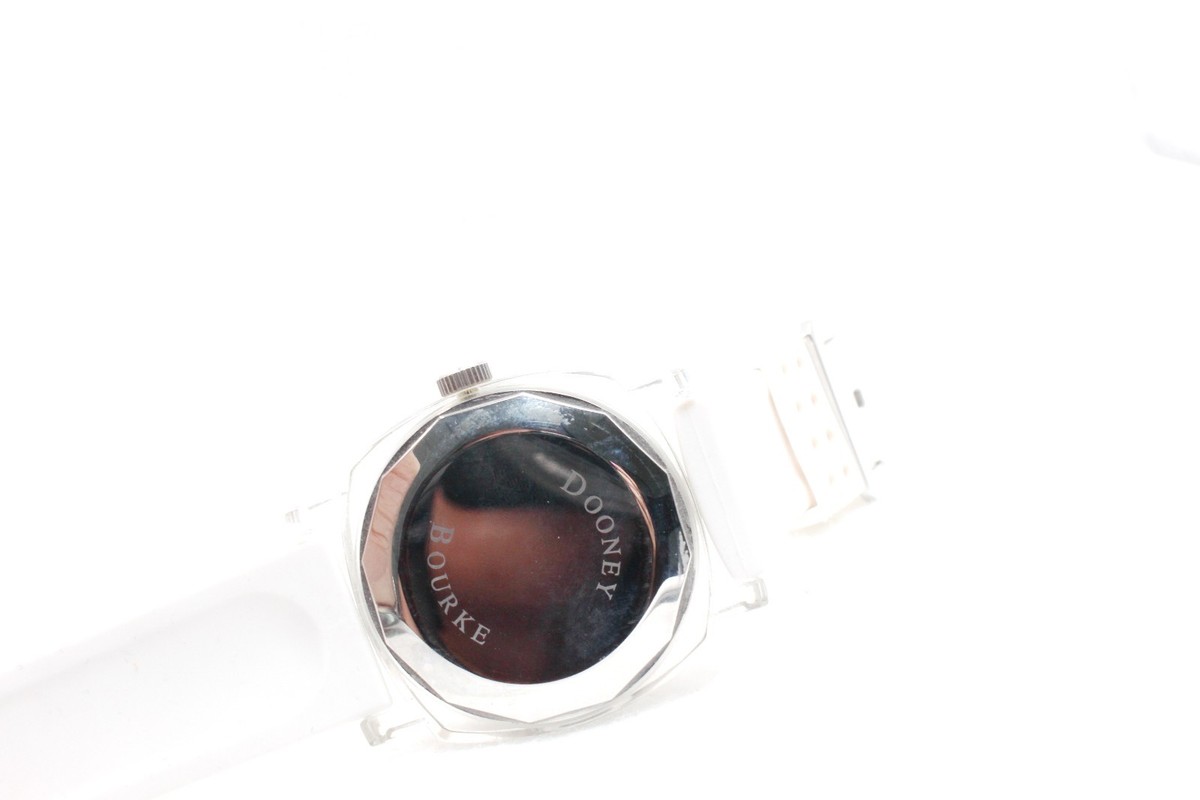 Dooney & Bourke Zebra stripped watch Dooney Bourke Zebra Stripe White Band Analog Quartz Watch  main image 3