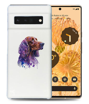 CASE COVER FOR GOOGLE PIXEL|IRISH SETTER DOG PUPPY CANINE WATERCOLOR ART #1