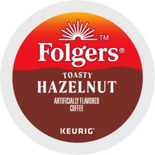 FOLGERS TOASTY HAZELNUT KEURIG KCUPS 24CT