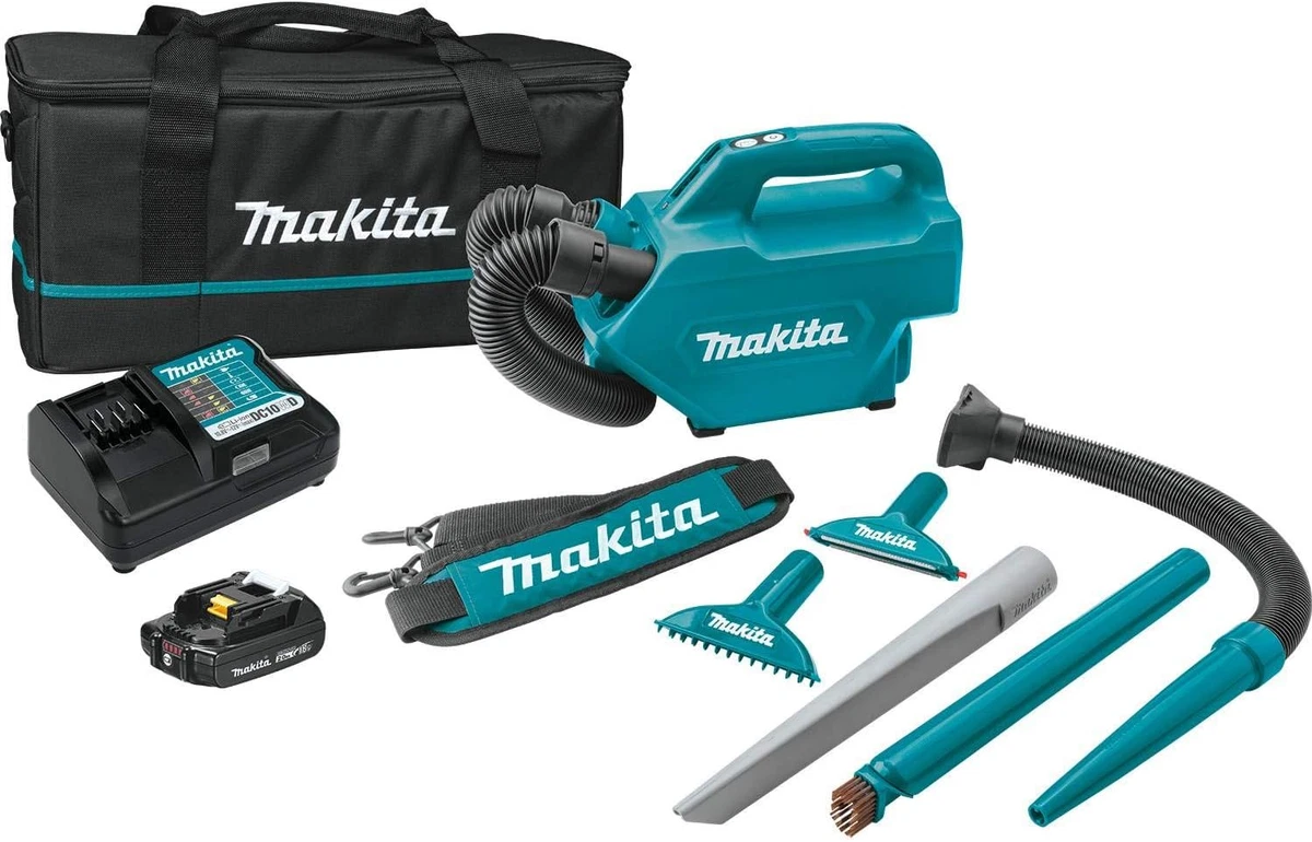 Makita LC09A1 12V max CXT Lithium Ion Cordless Vacuum Kit 2.0Ah