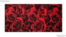 Red Roses Scarf Protective Elastic Print Neck Gaiter Bandana Balaclava N133