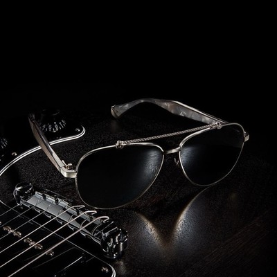 John Varvatos JV104 Limited Edition Sunglasses Silver New With Box