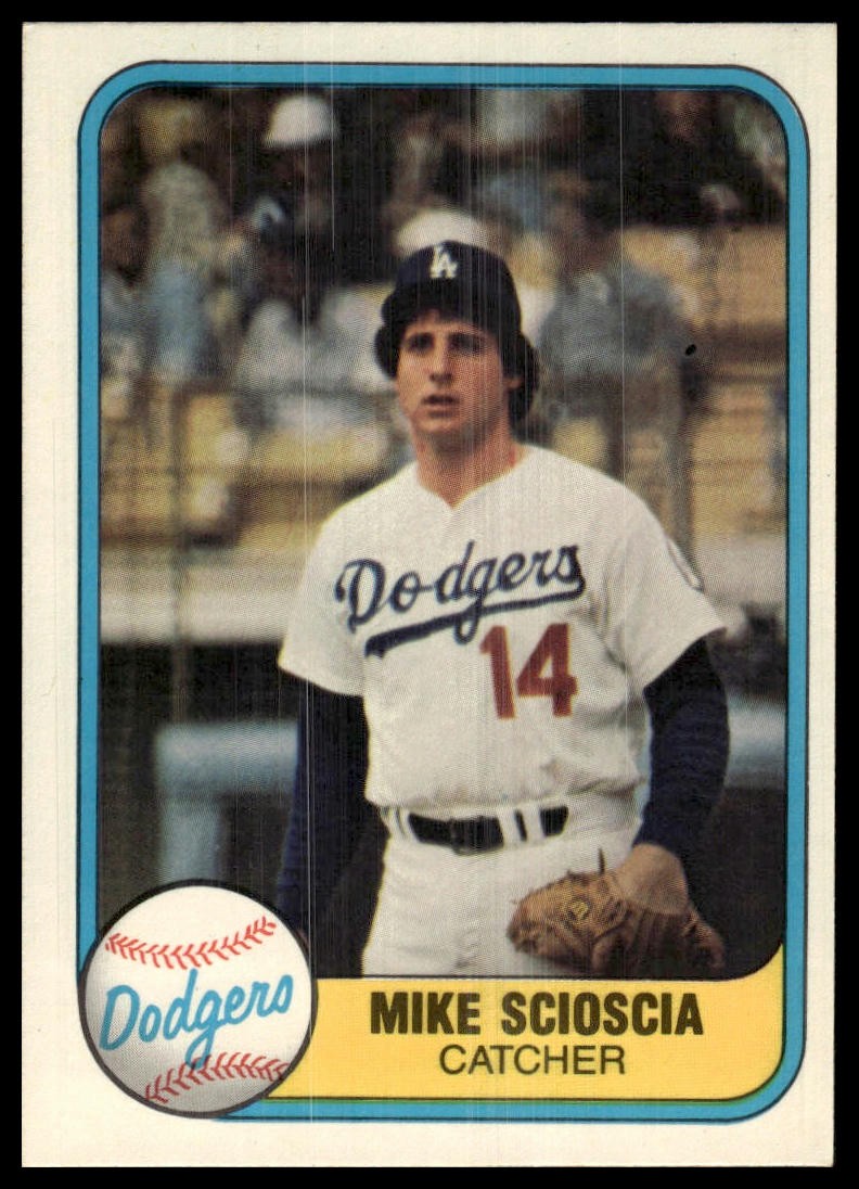 1981 Fleer #131 Mike Scioscia NRMT+