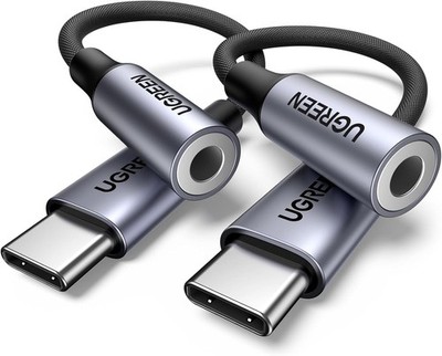 UGREEN USB C Klinke Adapter Aux 2 Pack USB C auf 3.5mm Kopfhörer Adapter mit DAC