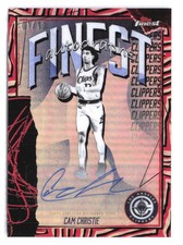 2025-26 Topps Finest Cam Christie Red/Black Vapor Refractor Auto /10 COLOR MATCH