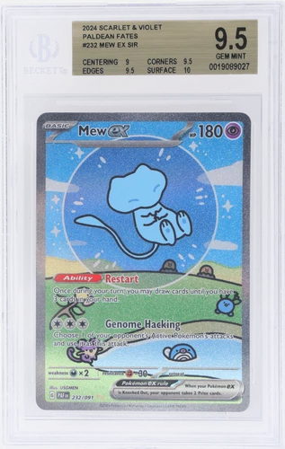 2024 Pokemon SV Paldean Fates Mew Ex Special Illustration Rare #232 BGS 9.5