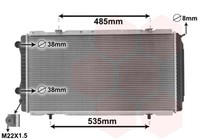 VAN Wezel MotorküHler WasserküHler 40002146 FüR Fiat Jumper Peugeot Ducato Boxer