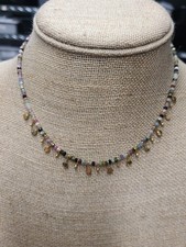 Anna Beck Beaded Multi Charm Necklace
