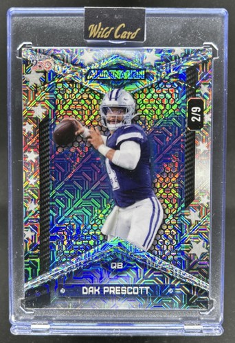 2026 Wild Card Alumination Dak Prescott Silver Stars Mojo #/9 Cowboys