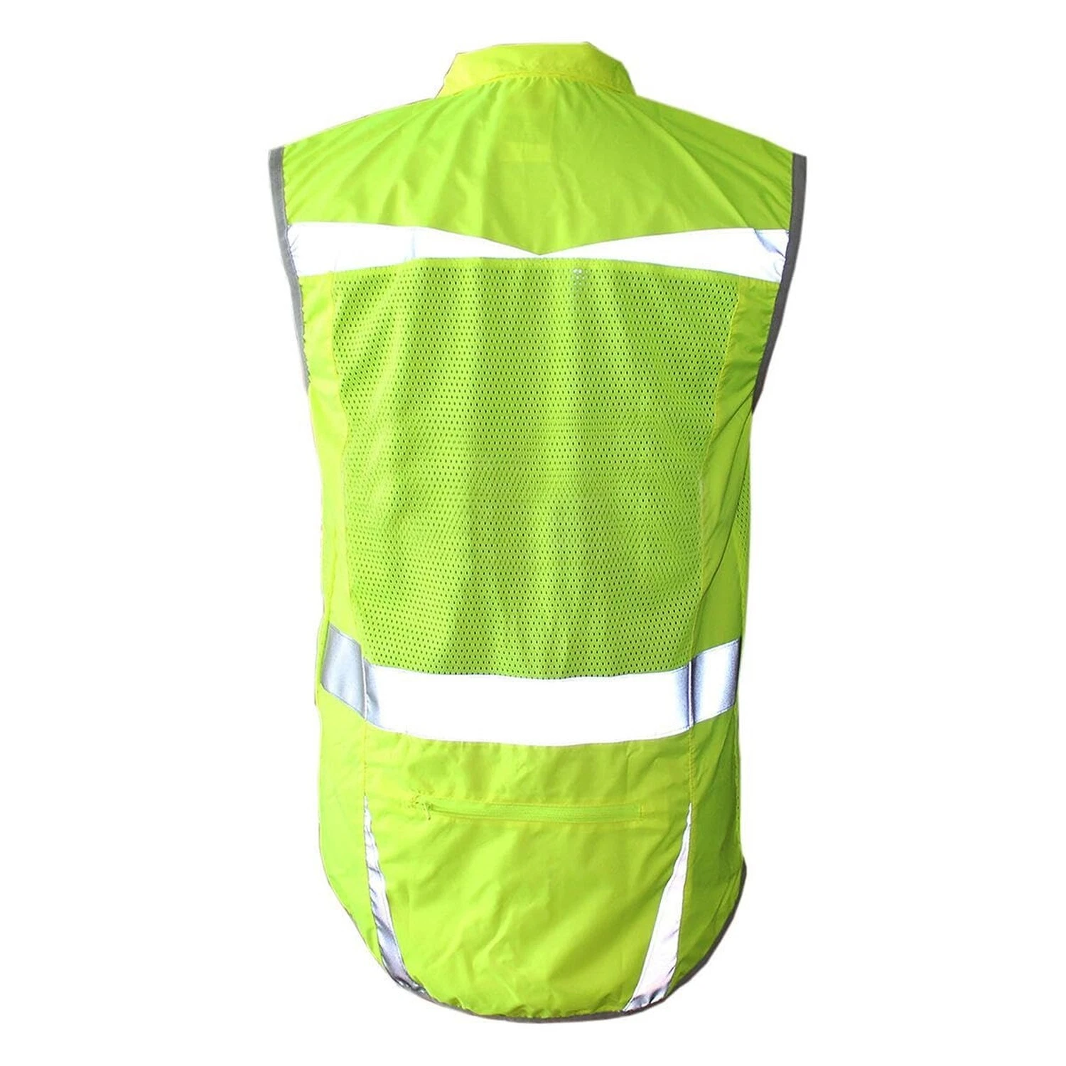 Salzmann High Visibility Cycling Vest | Reflective Cycling Gilet | Made with ... - product detail image 2