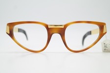 Vintage Eyeglasses Design Exclusive Vintage Brown Gold Oval Frame