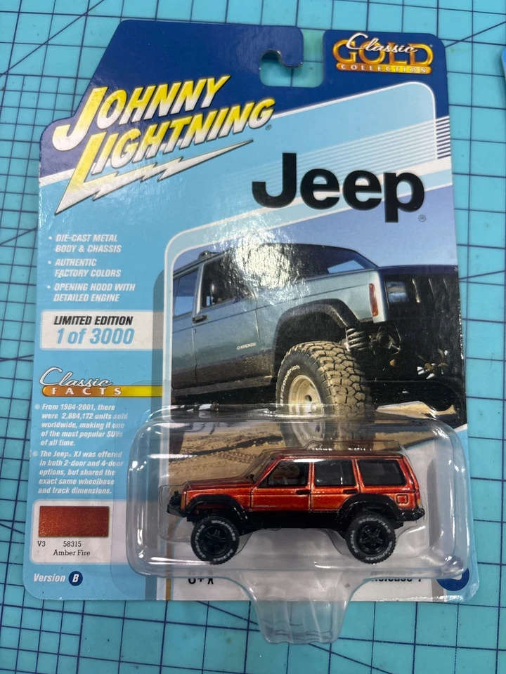 Лот 3 блейзера johnny lightning jeep cherokee xj hotwheels 95 jeep cherokee baja - Изображение 3 из 4