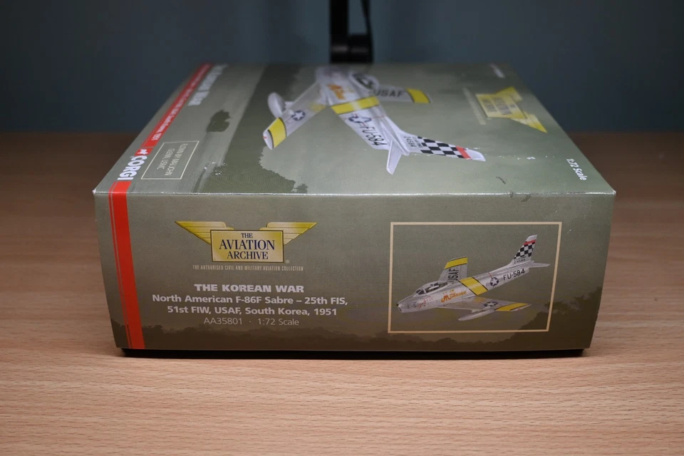 Corgi 1/72 Scale Diecast AA35801 - North American F-86F USAF 1951 - Damaged - Image 4 of 4