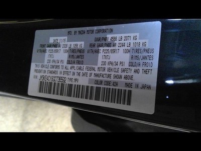 Console Front Roof Without Sunroof Fits 13-19 MAZDA CX-5 379111 | eBay